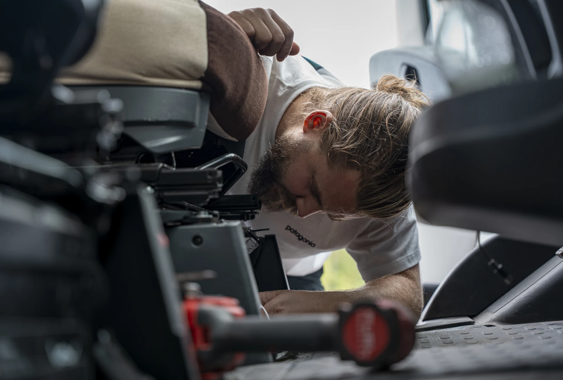 Arbete med fordonets installationer